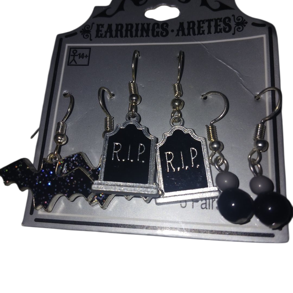 Spooky Halloween Earrings Set